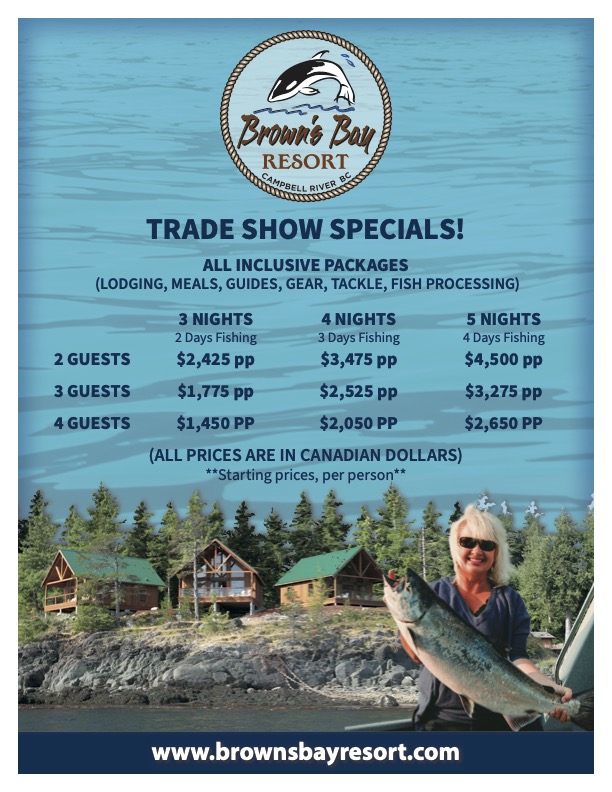 Browns Bay Trade Show Specials Rate Sheet - 2023
